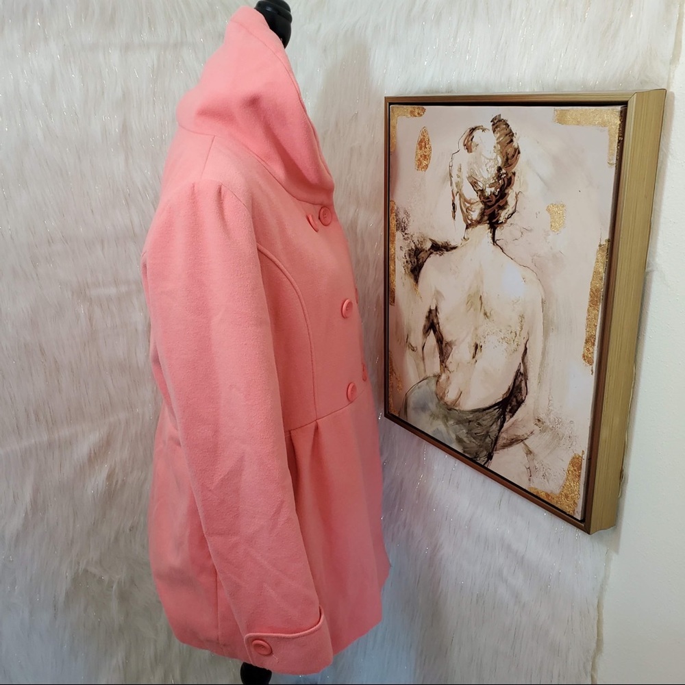 New York & Company peach pea coat - Picture 5 of 10